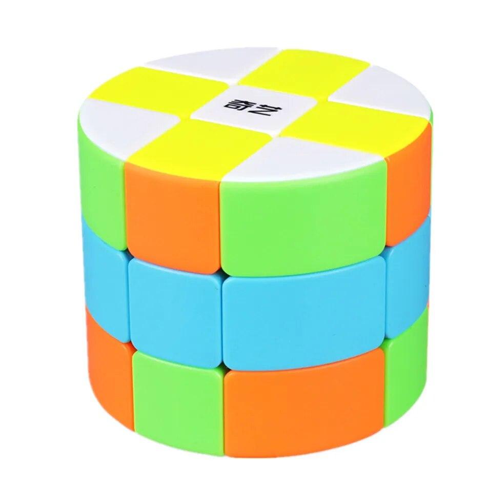 Qiyi Barrel Cube 3x3x3 Без наклеек Волшебный куб странной формы Twisty Mgaic Cube — фото 2