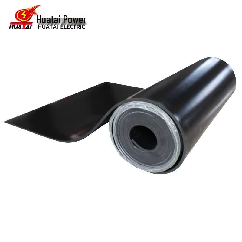 HUATAI 35KV Black Flat Insulating Rubber Sheet