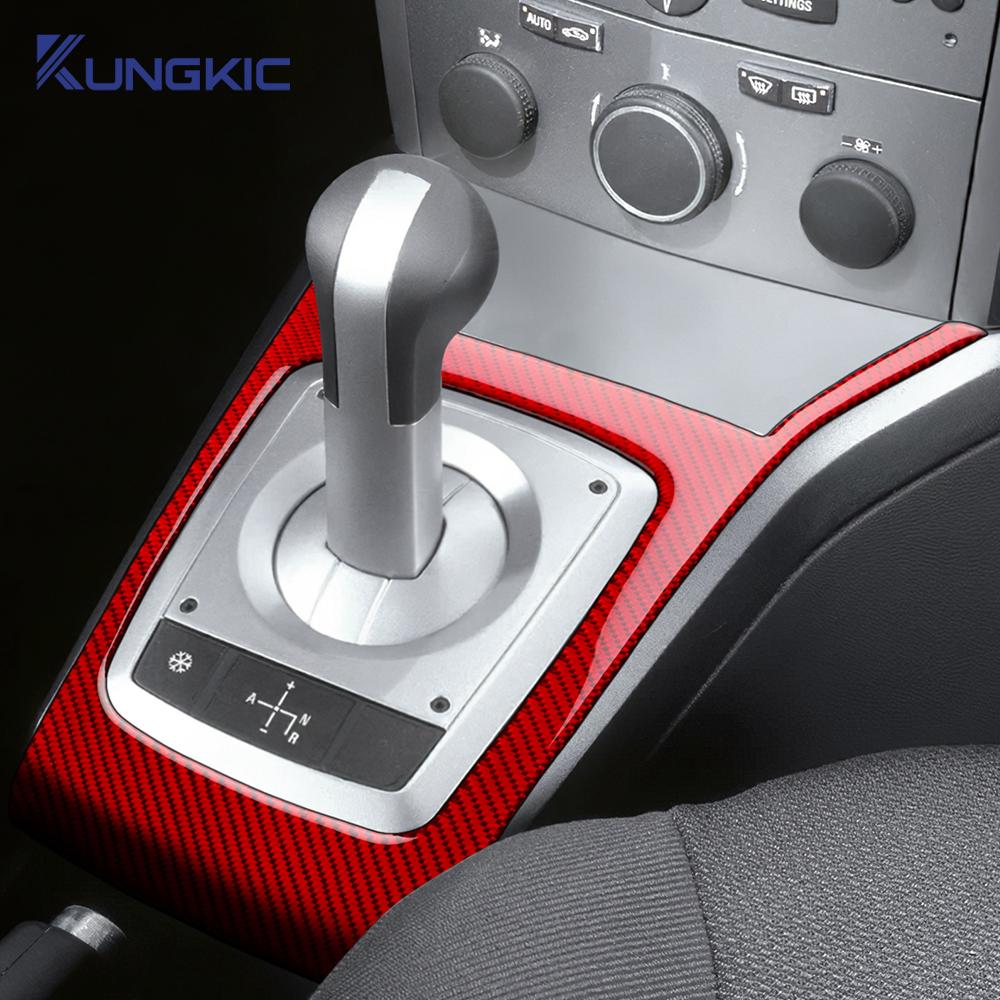 Real Soft Carbon Fiber Sticker For Vauxhall Opel Astra H MK5 2004-2006 2007 2008 2009 2010 Manual Car Transmission Handbrake