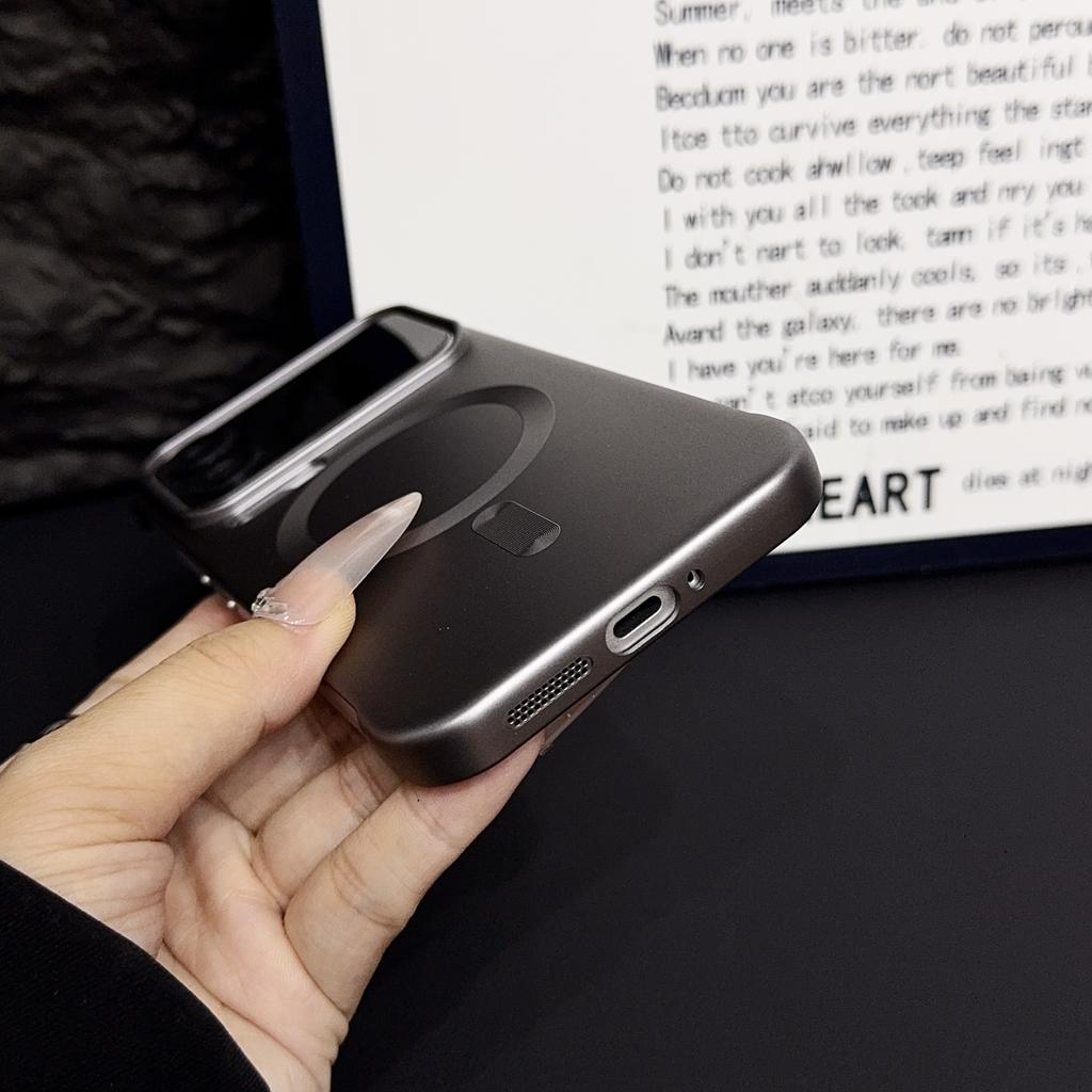 Luxury Matte Hard For Magsafe Frameless Case For Xiaomi 17 Pro Max 15SPro 15 14 Ultra Slim Armor Magnetic Wireless Charge Cover