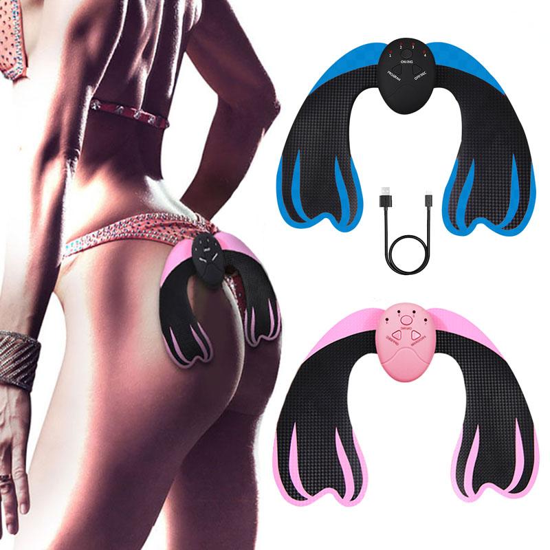 

EMS тренажер для бедер электрический стимулятор мышц ягодиц USB умный фитнес-тонер тоник для лифтинга ягодиц для похудения тренажерный зал массажер для женщин и мужчин