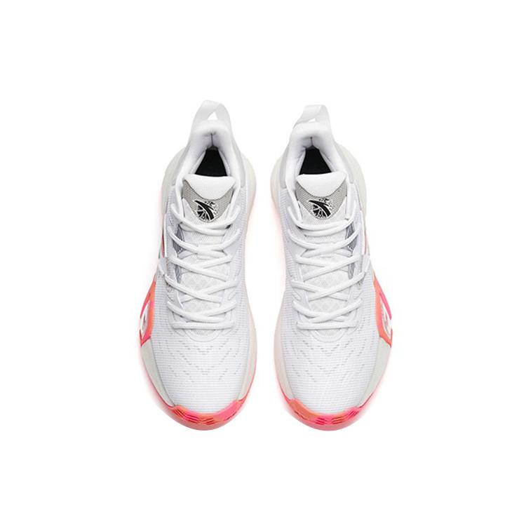 New Anta Basketball Collection Feather Low Top Performance Basketball Shoes Men's White Gray 112211602Q-2