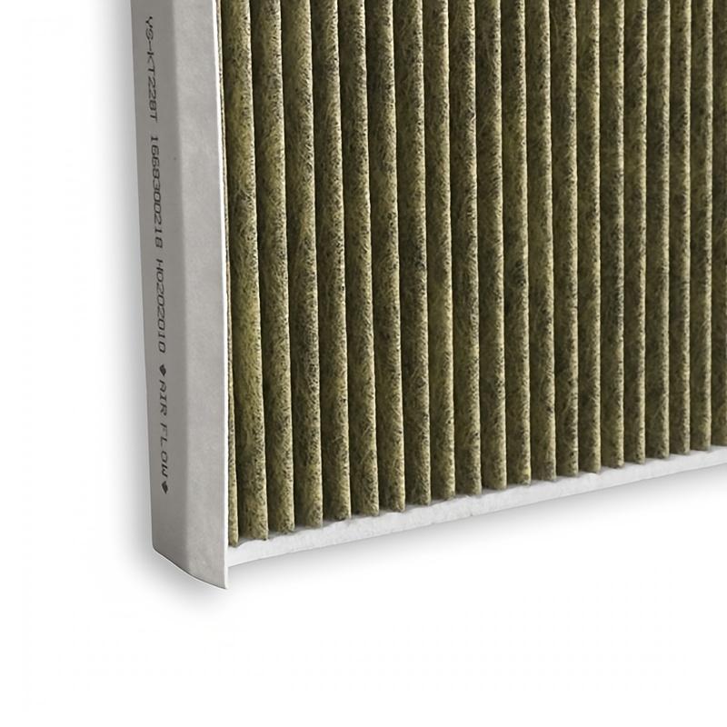 Activated Carbon Yellow Non-woven AC Filter for Mercedes-Benz C,M,GL Class External OE 1668300218/018