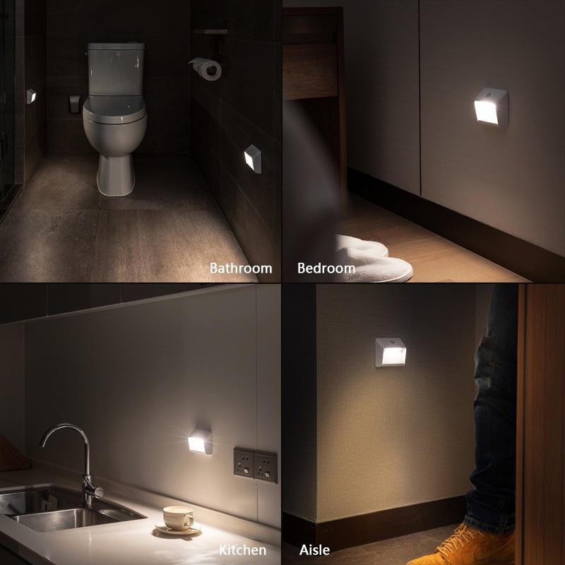 Rechargeable Sensor Night Light Downlight Night Light Human Sensor Wall Light LED Staircase Footer Lights