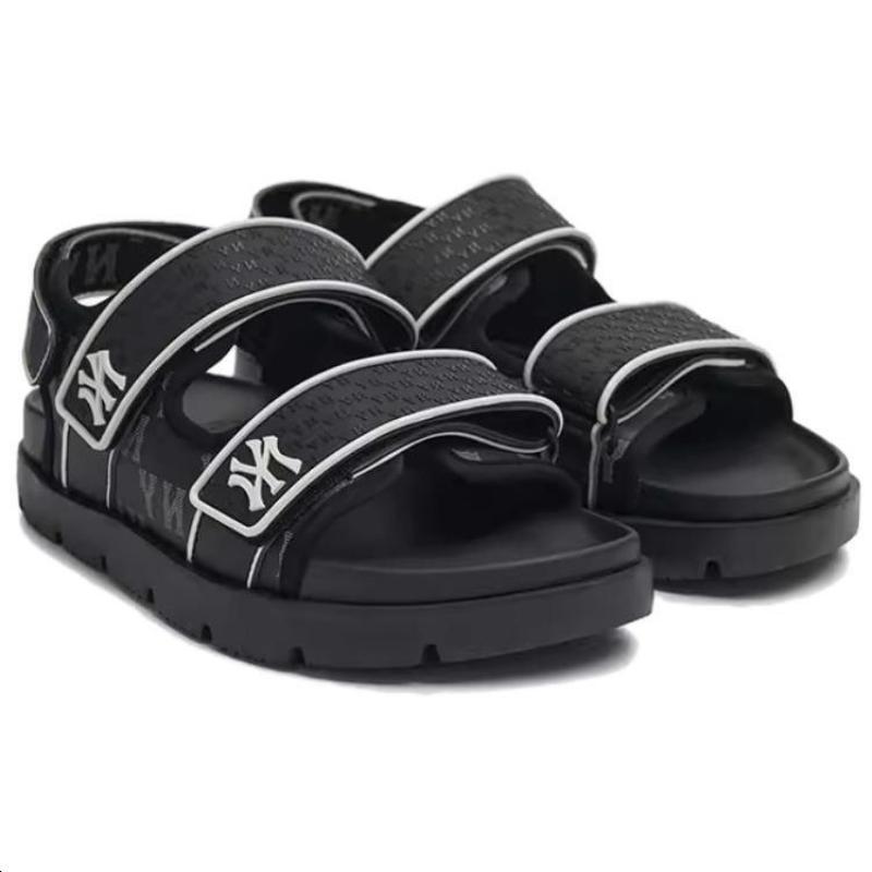 MLB Sandal Beach Sandals Unisex Black Sneakers 3ASDTPD43-50BKS
