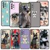 Cartoon Schnauzer Dog Phone Case for Samsung A51 A71 A21S A12 A11 A15 A25 A31 A41 A23 A33 A53 A73 A03S A05S A13 5G A35 A55 Cover