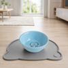 Raised Pet Bowl Ceramic Cat Bowl with Stand Tilted Pet Food Bowl Protect