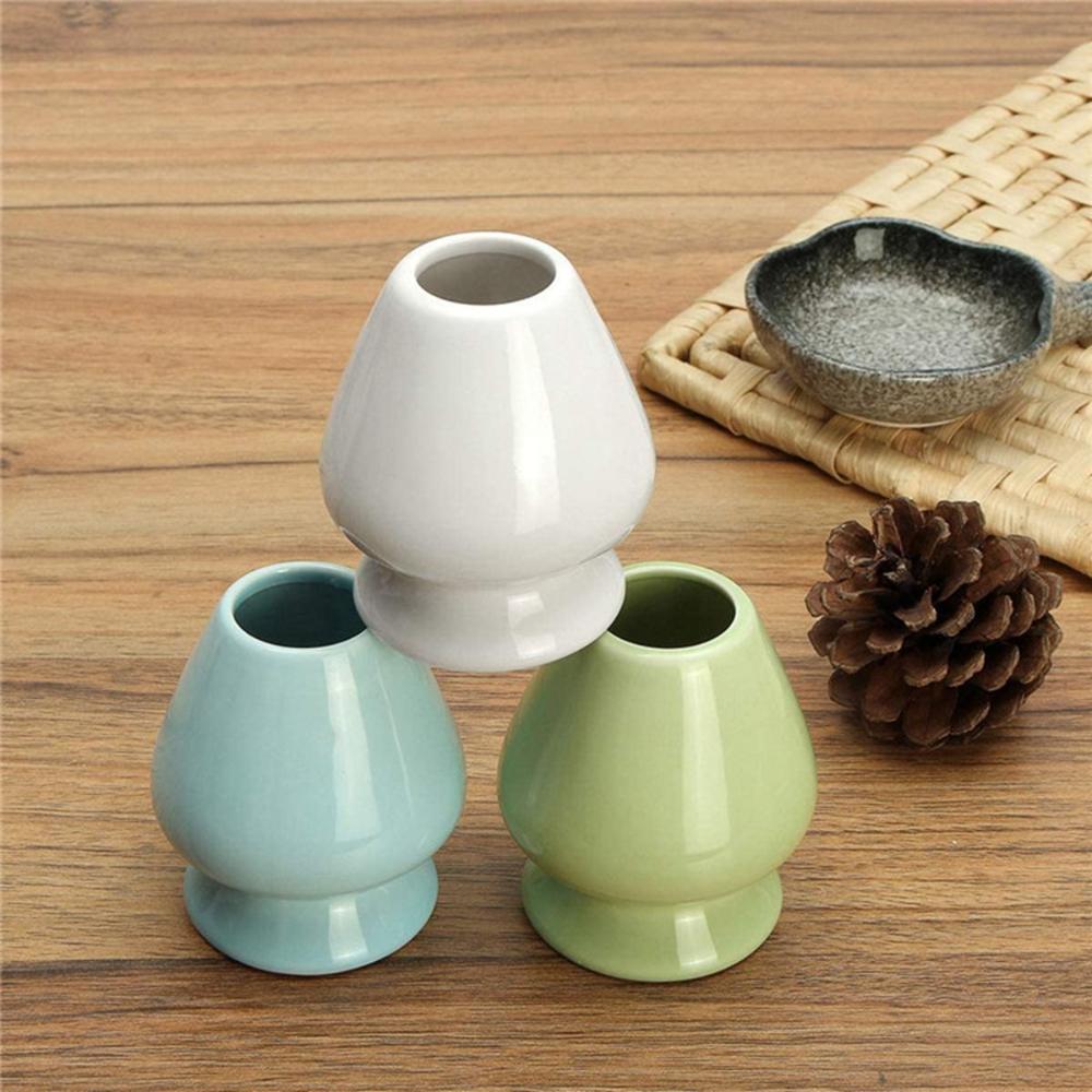 

Японская керамическая традиционная подставка для венчика для матча, инструмент для матча, держатель для часен, чайные принадлежности чёрный