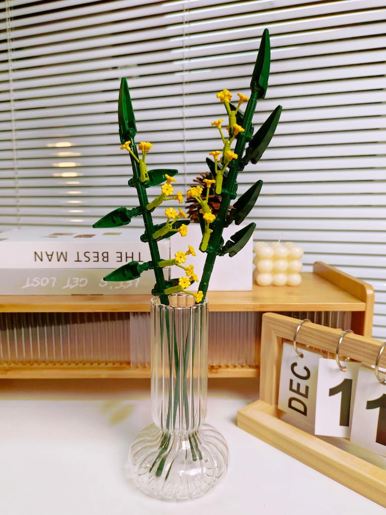 Blocchi da Costruzione Bouquet Rosa Girasole Eterno, Mini Mattoncini Fai da Te per Adulti, Regalo che Non Appassisce per San Valentino Anniversario Decorazione per la Casa