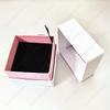 High Quality  Charms  Earrings Rings Necklaces Bracelets Jewelry Gift Paper Box Pink Bracelet Ring Box 2025 New Fashion