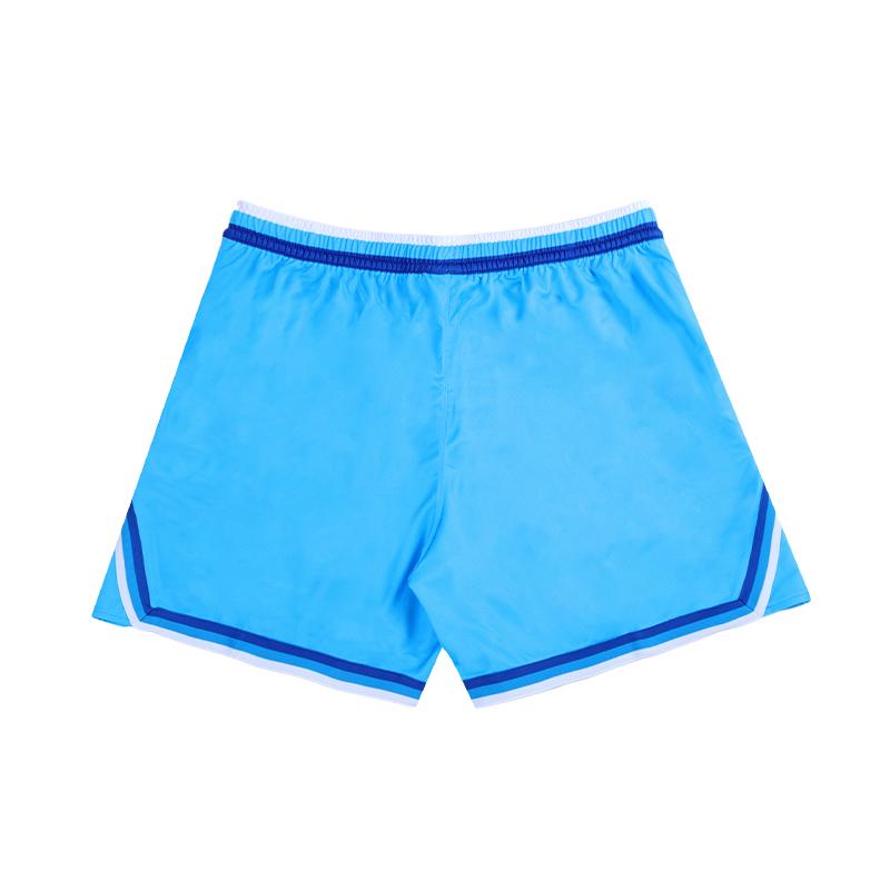 Li Ning CBA Series Professional Basketball Sports Leisure Elastic Logo Printed Basketball Pants 24-25 Season Ningbo Team Men Pants AAPU495-1