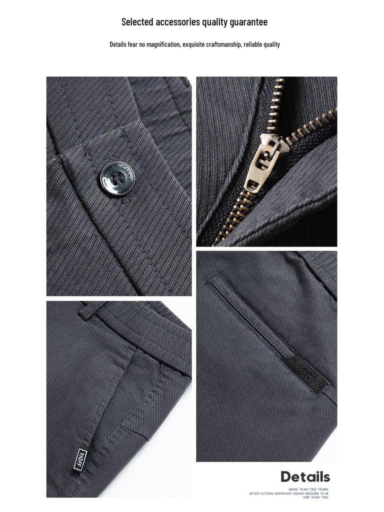 Romon 2025 Herren Casual Locker Gerade Bein Hose - Vielseitiger Stretch für Frühling/Herbst/Winter