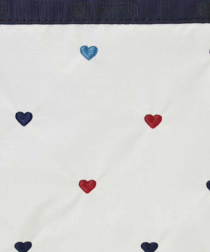 Official Shoulder Bag SMALL Heart Embroidery [LeSportsac] JENNI/8056/Tricolor