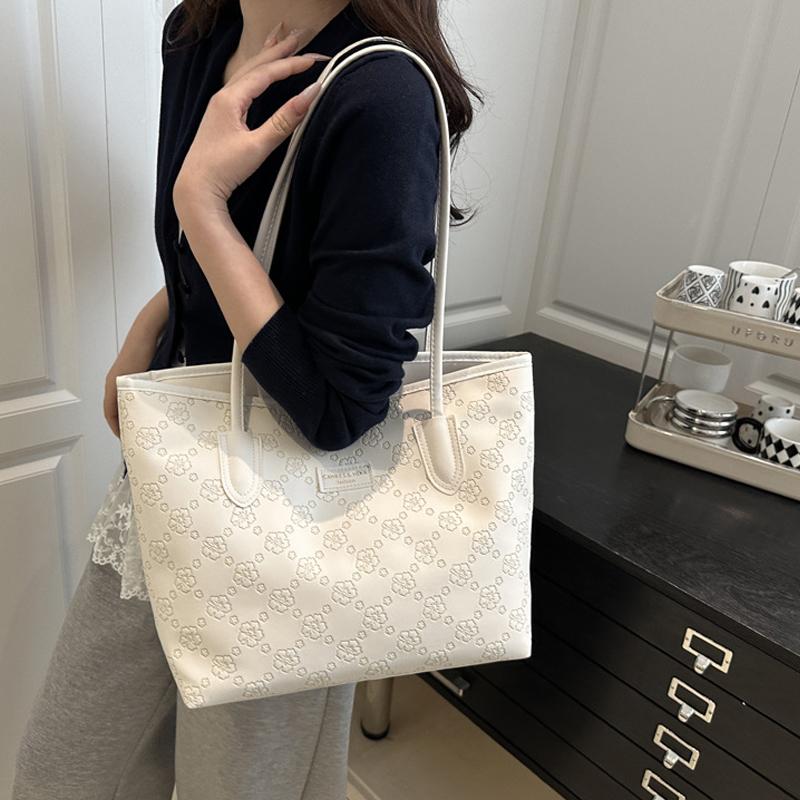 New Fashionable Large-Capacity Women's Tote Bag Shoulder Bag Simple and Versatile Commute Handbag KTB
