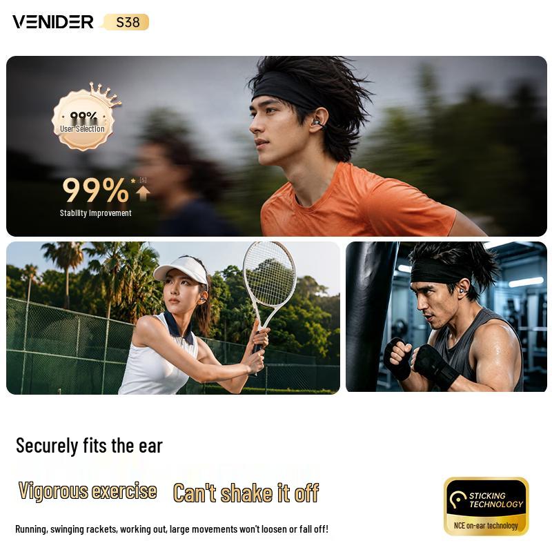 Weillide Star String S38 Open-Ear Bone Conduction Bluetooth Earbuds