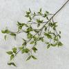 Artificial Leaf Branch For Wedding Decor And Photography Props With Silk Fabric Material