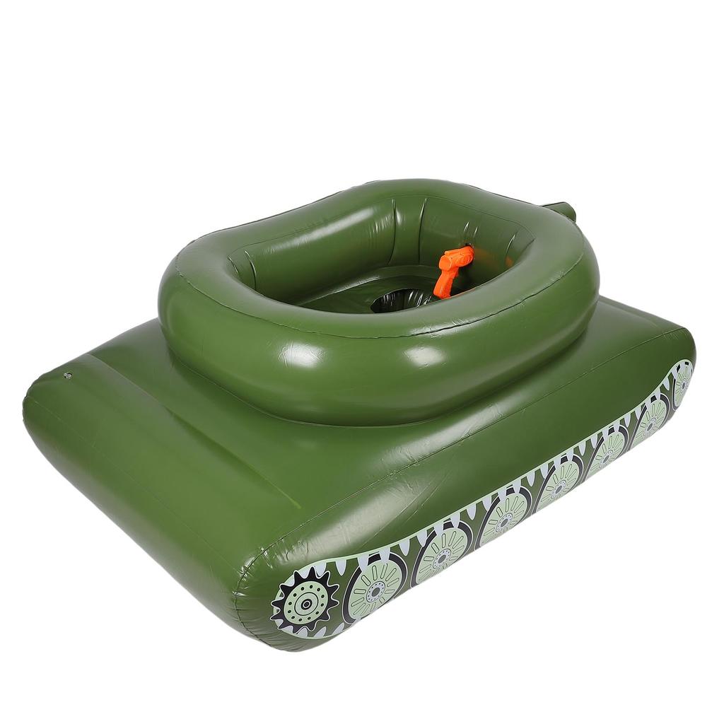 Inflatable Tank Pool Float Waterproofing PVC Leakproof Long Lasting Swimming Float Toy for Summer