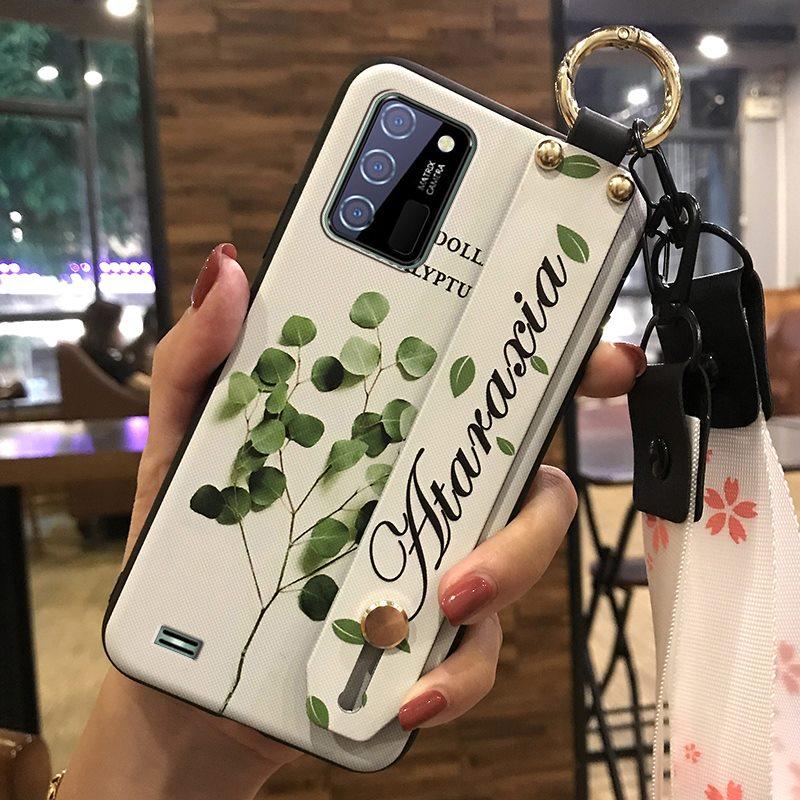 Водонепроницаемый ремешок на запястье Чехол для телефона для Oukitel C25 Подставка Шнурок Грязеотталкивающая Задняя крышка с кольцом Защитный Противоударный