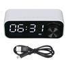 B126   Clock Speaker Multifunctional   Portable Alarm Clock Radio with LED
