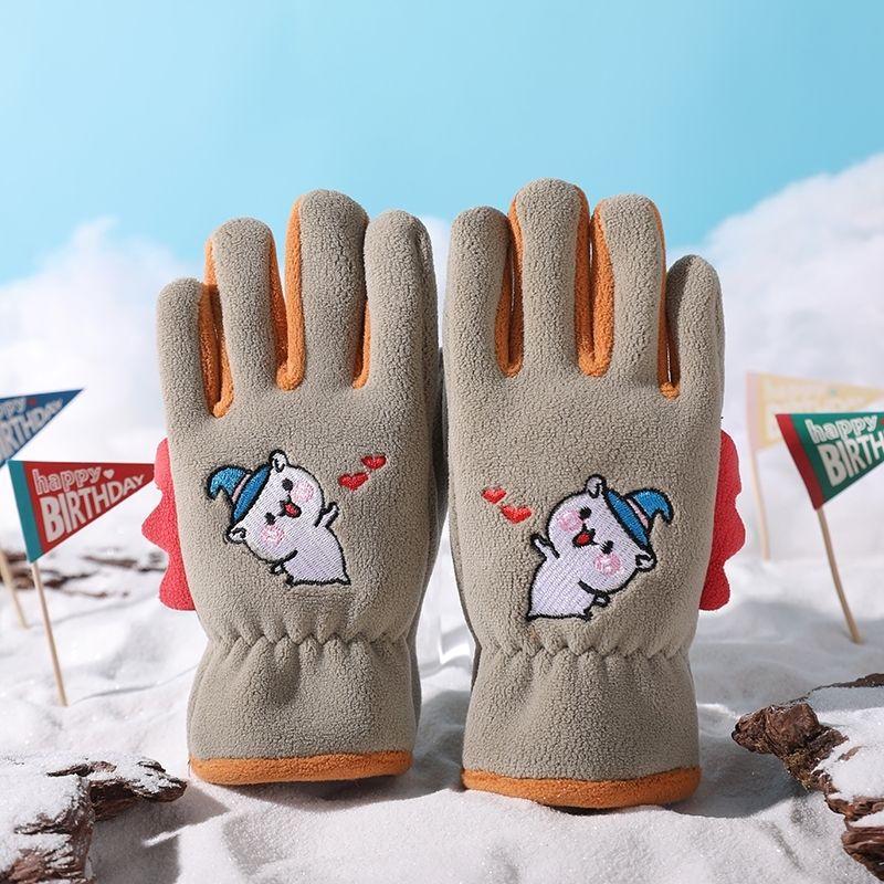 Fanyun Kids Winter Thermal Waterproof Cycling Gloves