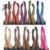 Mulheres sexy moda doce cor pura veludo meias meias longas meia-calça