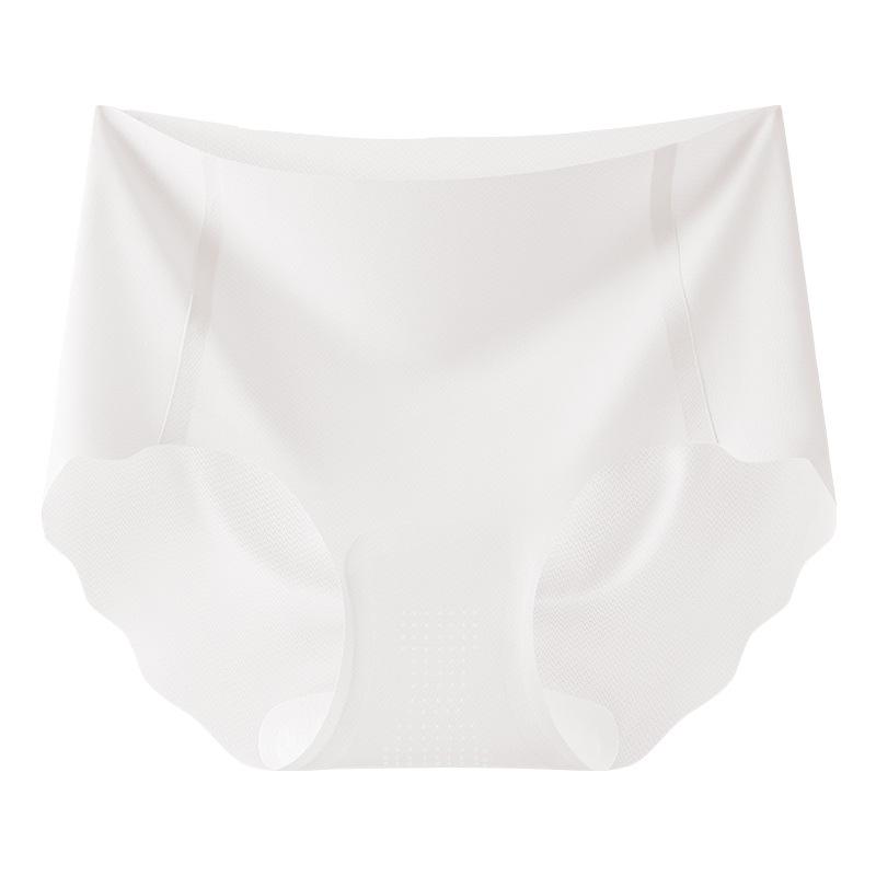 Women's Summer Ultra Thin Air Hole Ice Silk Non Trace Quick Drying Briefs