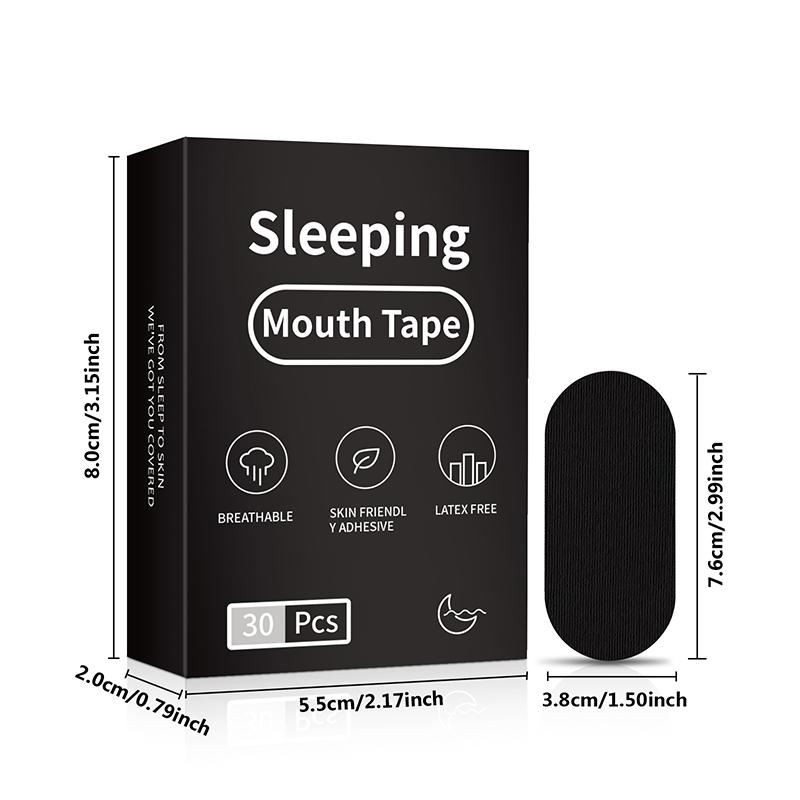 30Pcs Anti Snoring Sleep Mouth Tape Best Breathing Nasal Strips Medical Grade Improved Sleeping Keep Mouth Close Prevent Snoring