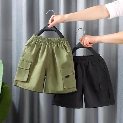 Summer Kids' Cargo Shorts: Korean Style Open Crotch Baby Boys Toddler Pants