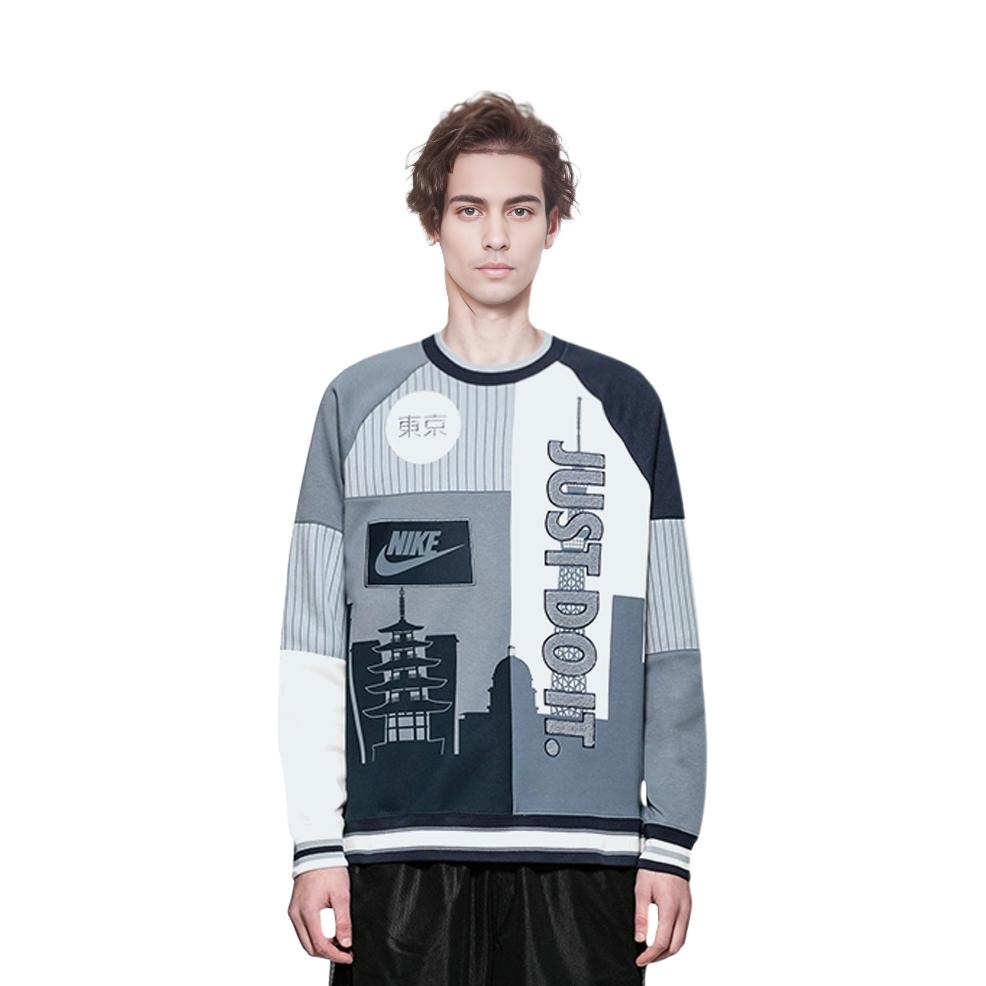 Nike Sweatshirts Homme Col Rond Modéré Regular AR1990-464
