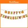 Thanksgiving Banner Set With Paper Letters For Fall Party Decor And Event Setup