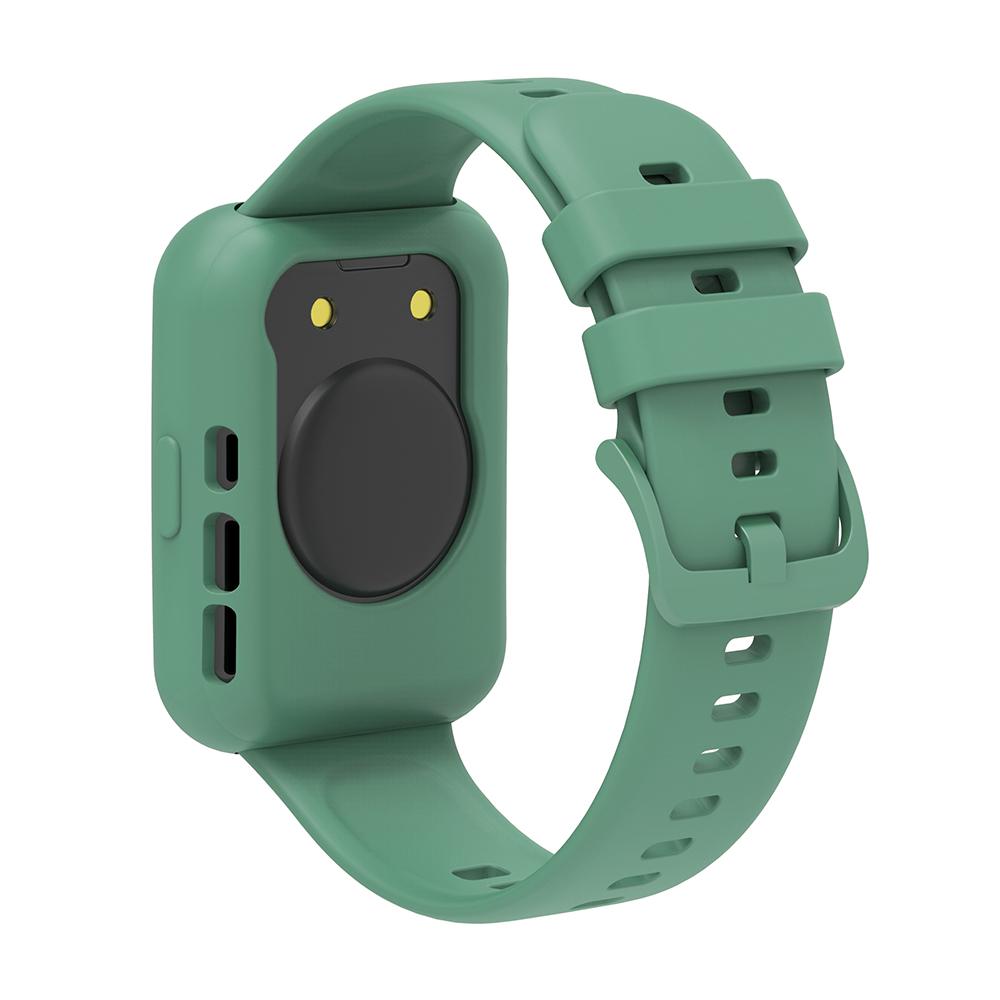 Silikonstropp + beskyttelsesveske for Huawei Watch Fit 2 Fit2 Armbånd Smart Watch Band