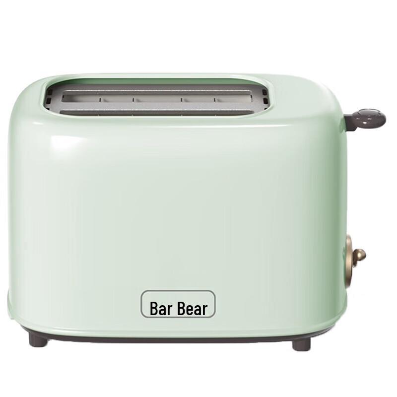 Автоматический тостер Bear на 2 ломтика из нержавеющей стали, штепсель CN (адаптер в комплекте)