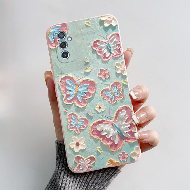 For Samsung Galaxy M52 5G Case Galaxy M23 Cute Cartoon Soft Silicone Phone Cases For Samsung M52 M23 Cover M52 5G Fundas Bumper
