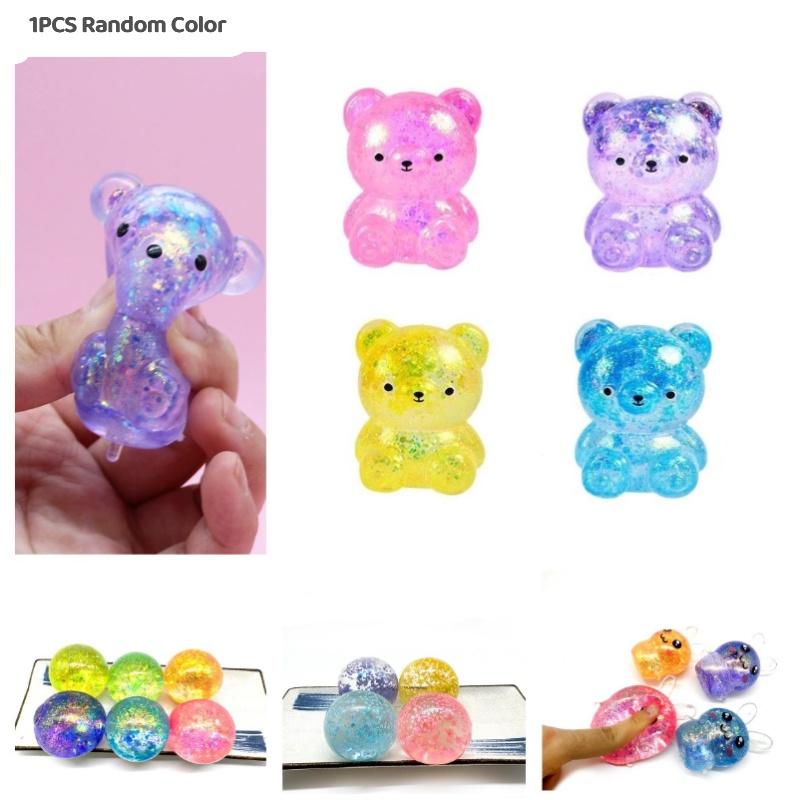 Urso de Pelúcia Aurora de Alta Qualidade com Açúcar de Malte Brinquedo de Apertar Para Alívio do Estresse Venda por Atacado