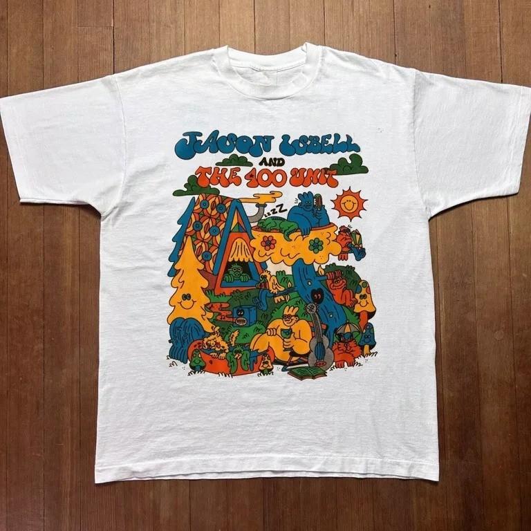 

Hot Jason Isbell and the 400 Unit Band White Cotton S to 5XL Shirt ZL518 Unisex T-Shirt S