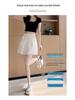 Women's High Waist Cotton Shorts - Summer Korean Style, Casual, Loose, Slimming, Wide Leg, Five-Point Pants