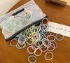 300Pcs/bag Children's Rubber Band Girls Tie Hair Without Hurting Hair Good Elasticity Durable Headband Infant Cute Baby Thumb
