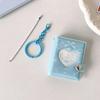 Pockets Portable Keychain Jewelry Photos Holder 1/2 Inch Mini Photo Albums For Photos Cards Small Album Book Photocard Holder