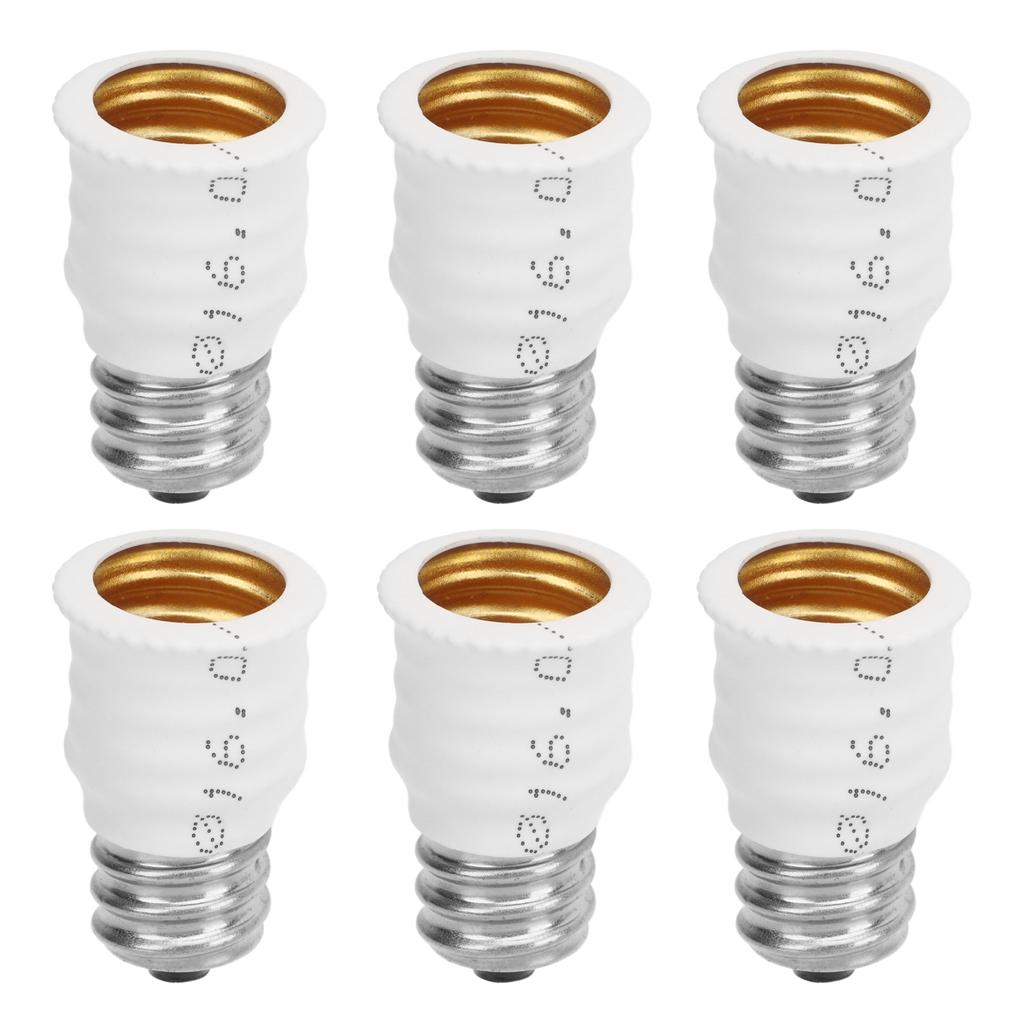 6 buc. Convertor adaptor E12 la E14 Adaptor bec E14 la E12 pentru garaje dormitoare camere de zi