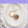 Vintage Geometric Copper Necklace With Locking Clasp For Womens Fashion Jewelry