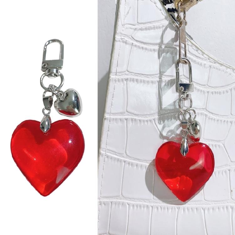 Heart Hanging Charm Multifuntional Fashion Ornament Party Key Jewelry Alloy Texture Great for Friend and Fashion Lover