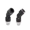 Pneumatic Quick Connect 45° Elbow Air Hose Fitting PL45-4-M5 6-01