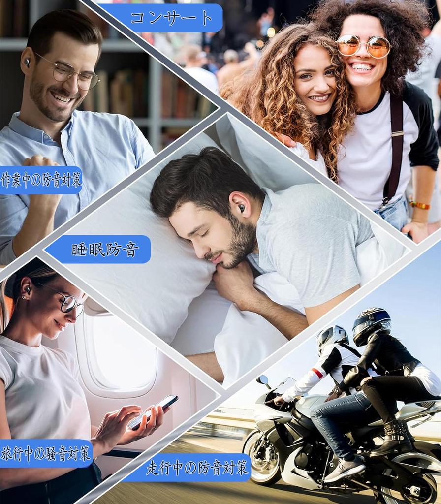 Revolutionary Earplugs for Enhanced Sound Good Sleep Noise Hearing 32db for Blocking Live Ear Flexible Silica Gel Reusable and Easy To Storage Case