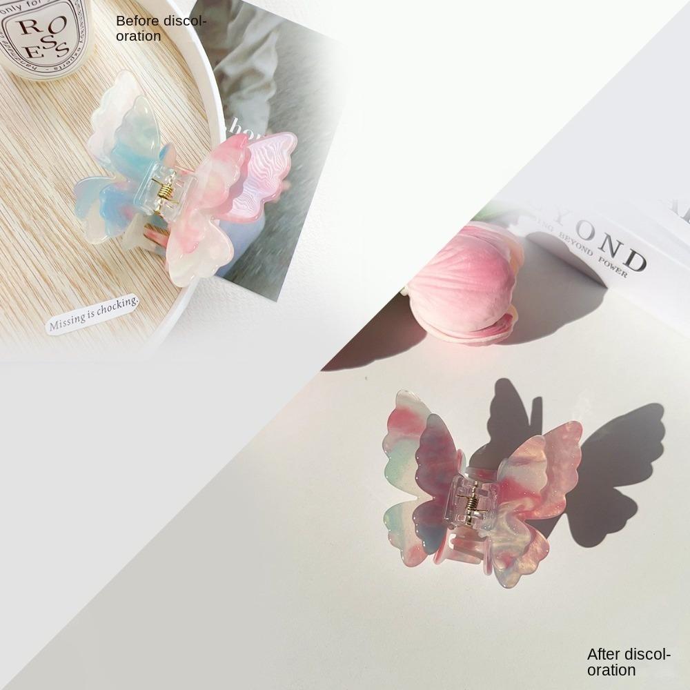1PC Acetate Butterfly Crab Hair Clips Sweet Princess Hairpin Hair Accessories  Women Girls