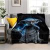 Dobby the House-Elf Cartoon Blanket — 3D-Printed Harry Potter Throw Blanket for Sofas, Beds, Cars, Living Rooms, and Bedrooms