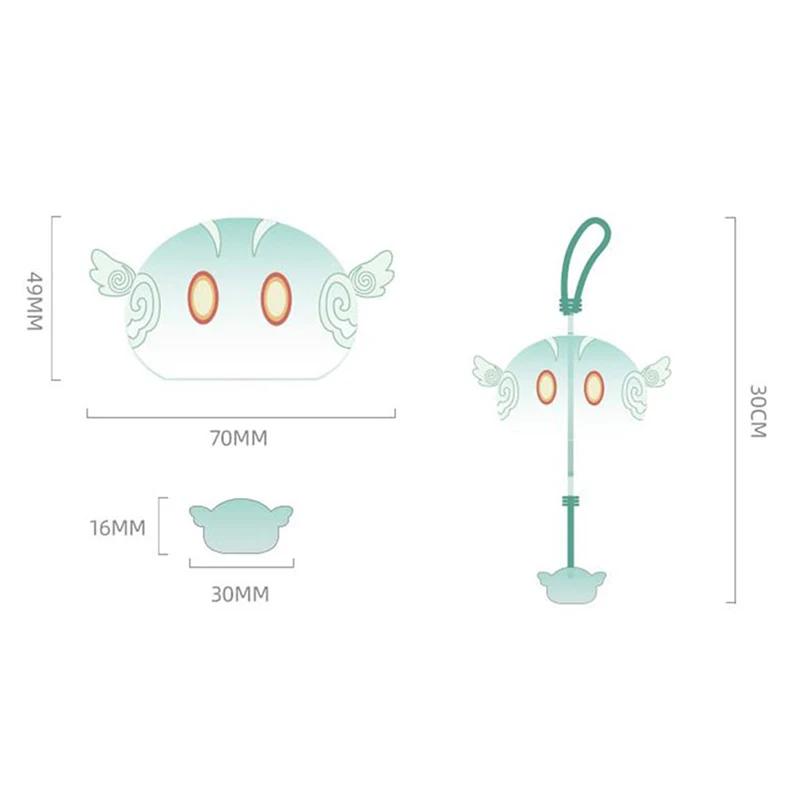Genshin Slime Wind Chimes Anime Hanging Glass Windy Bell Pendant Genshin Impact Slime Chimes Japanese House Outdoor Decoration