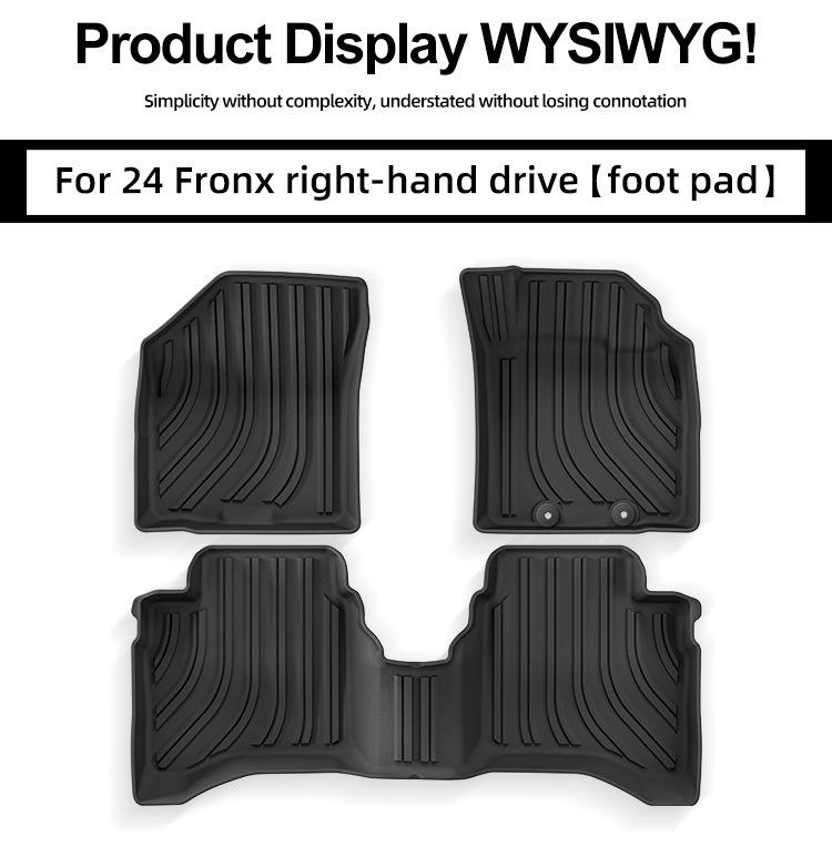 Suzuki Fronx 24-25 TPE Floor & Trunk Mats, Cross-Border. 