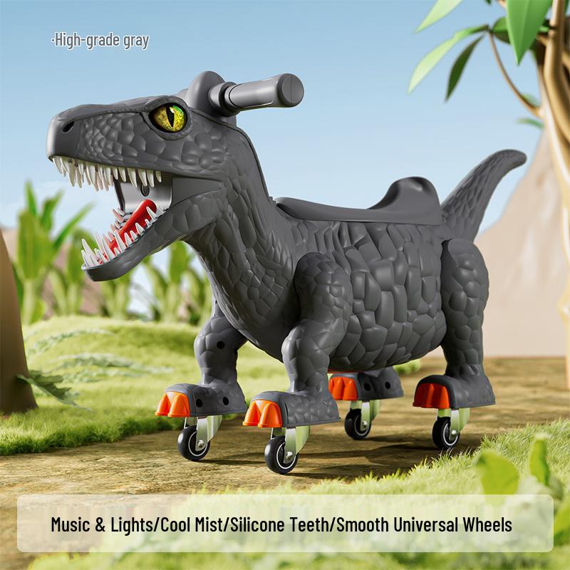 

Машина-трансформер для катания «Динозавр» со светом и музыкой - Бесшумные колеса для мальчиков и девочек