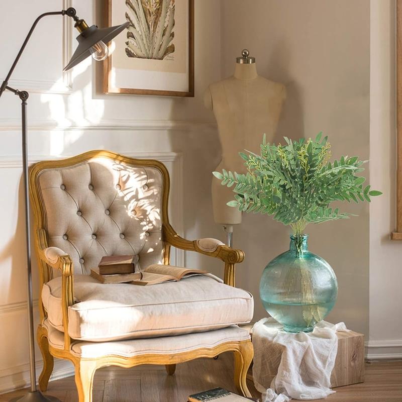 Artificial Decorative Branch Flowers Decoration Japanese Pagoda Tree Ruscus 55 Cm