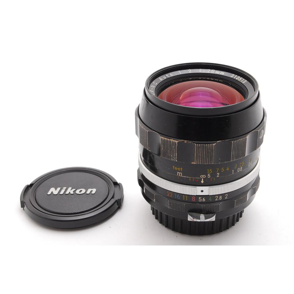 

NEAR MINT Nikon Nikkor NC Auto 28mm f/2 NC, Front Cap, Rear Cap з Японії